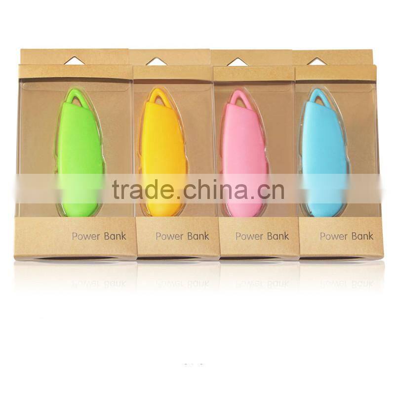 Hot Sale Corlorful Gift! Power Bank Portable Mobile Phone charger 2200mah