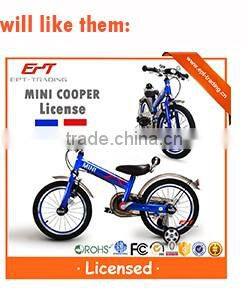 Top quality licensed 10" kids tricycle with back seat for sale