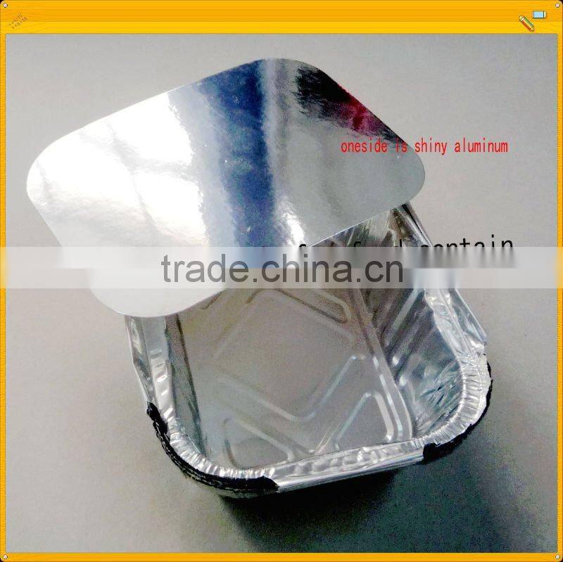 aluminum paper lid for meal foil cover
