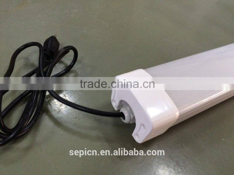 LED super Bright 110lm/W 2 ft 0.6m Led Tri-Proof Light IP65 waterproof, dust proof, explosion proof