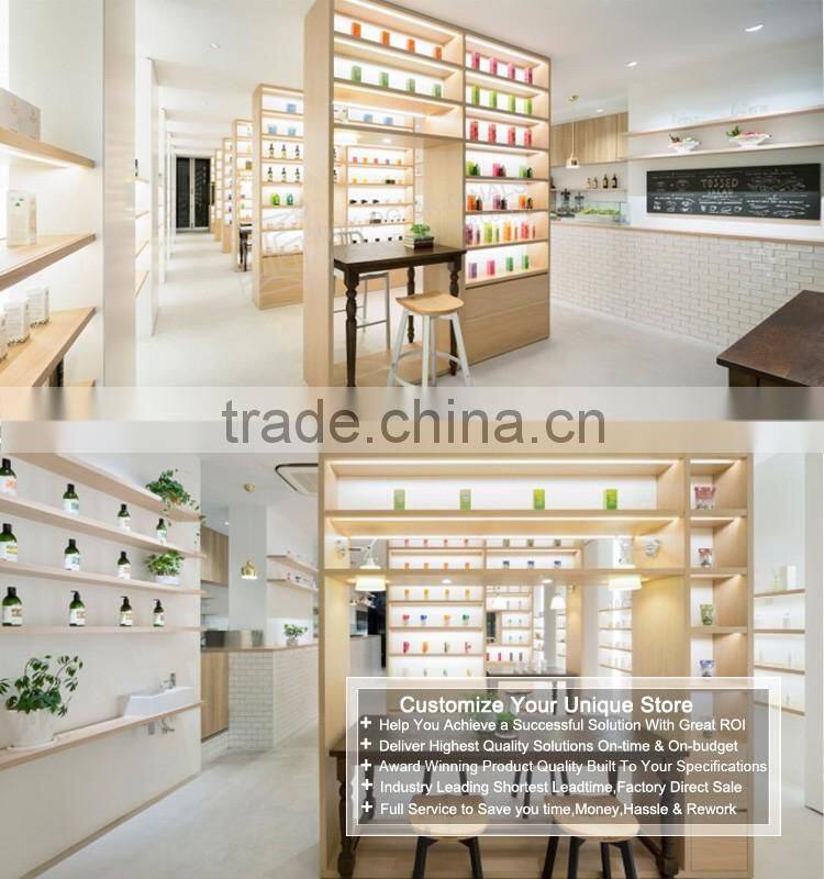 Modern and high end cosmetic shop interior design