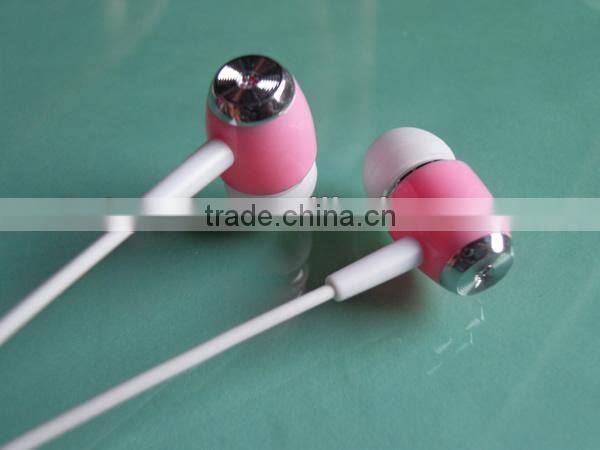 High Quality 3.5mm Plug in promotional red earphone&earbud in bulk