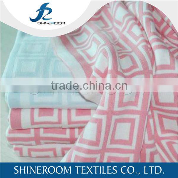 Colorful High End Top Quality Factory Made 100% Cotton Blanket