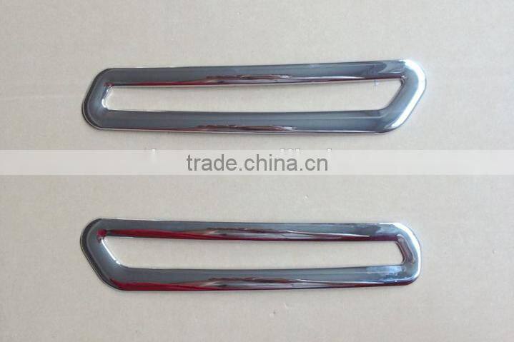 ABS Chrome Rear Fog Light Lamp Cover 2 Pcs For Peug eot 408 Car Parts Accessories 2014