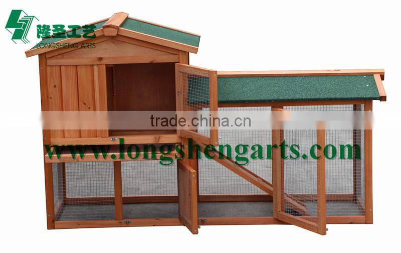 Wooden Rabbit House with running