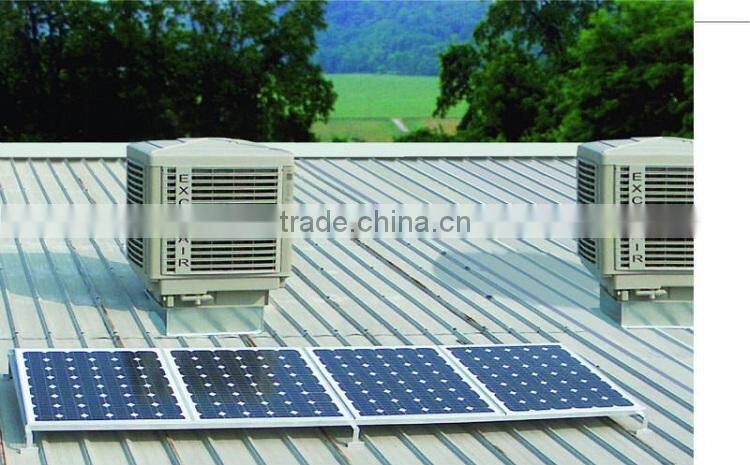 Solar power air cooler for saving energy