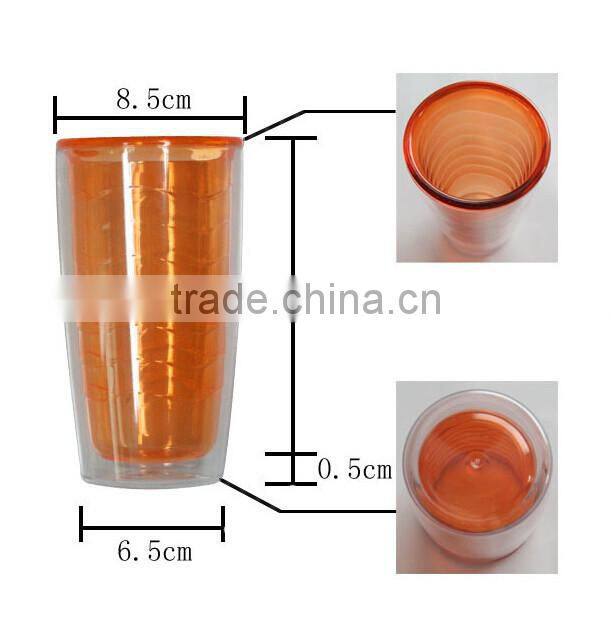 Colorful 16oz Double Wall Cup