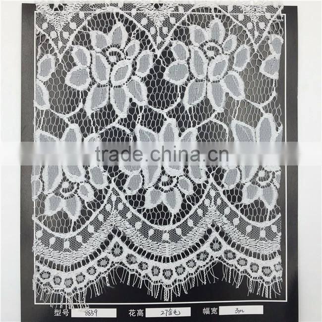 Wholesale Fashion Embroidery Lace,White Eyelash Lace Trim