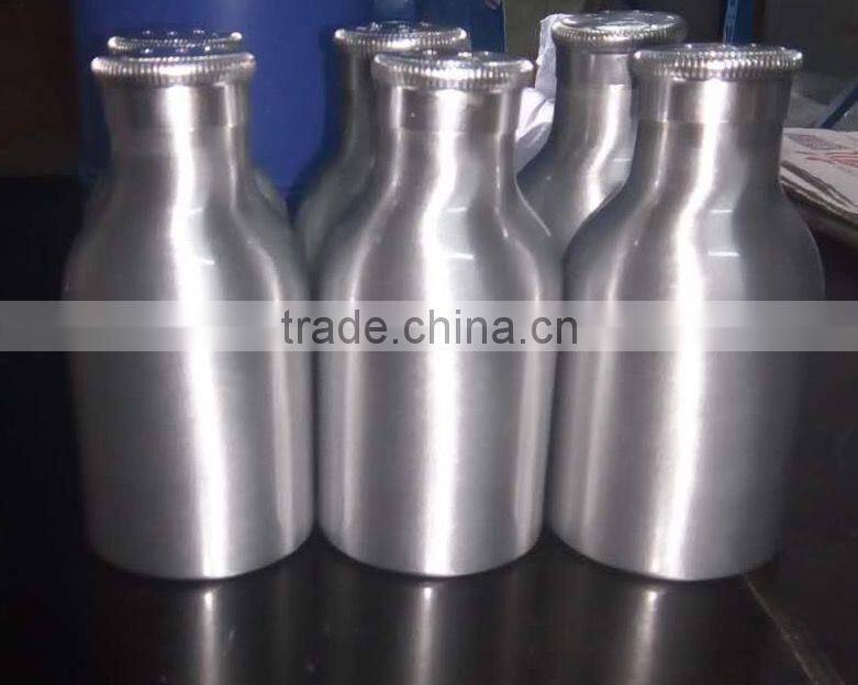 Recycled Empty aluminum powder bottle with oxidic sifter closure