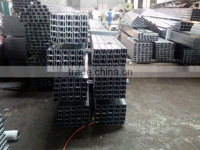 metal steel soild galvanized c profile