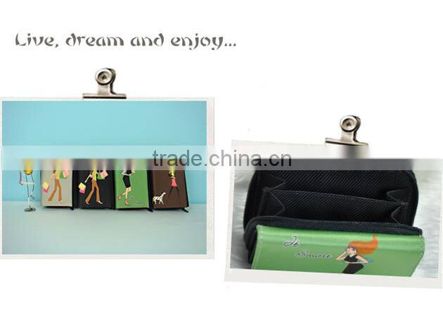 JSMART folded wallet cartoon animation design printing digital sublimation