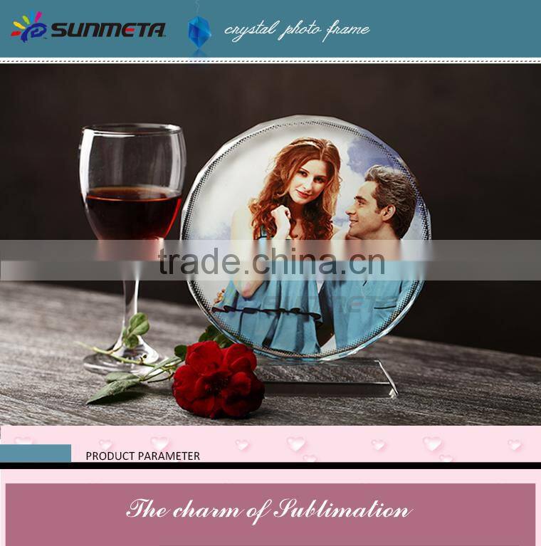 Blank sublimation crystal with coating ,crystal couvenir