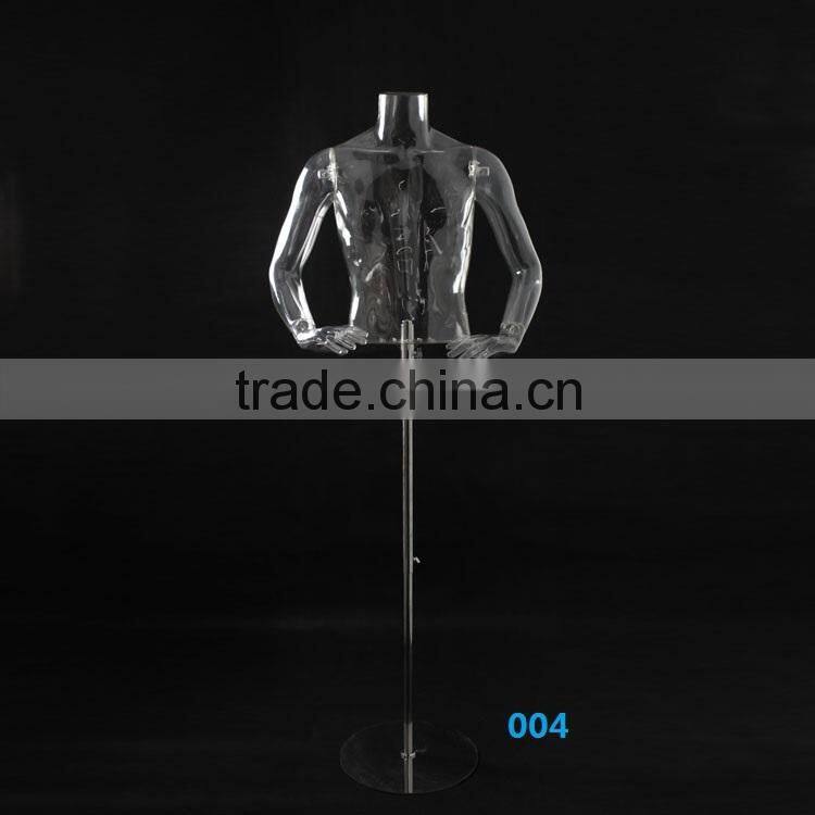 Transparent high quality male mannequin man manikin adult dummy