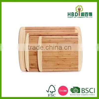 Customized 3pcs wooden vegetable chopping board wholesale