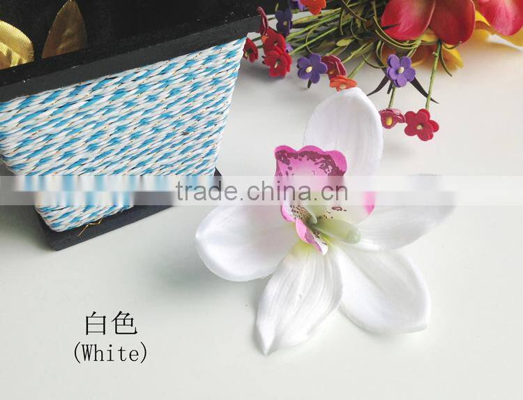 Artificial Cymbidium Hair Flower Orchid Flowers Hair Clip