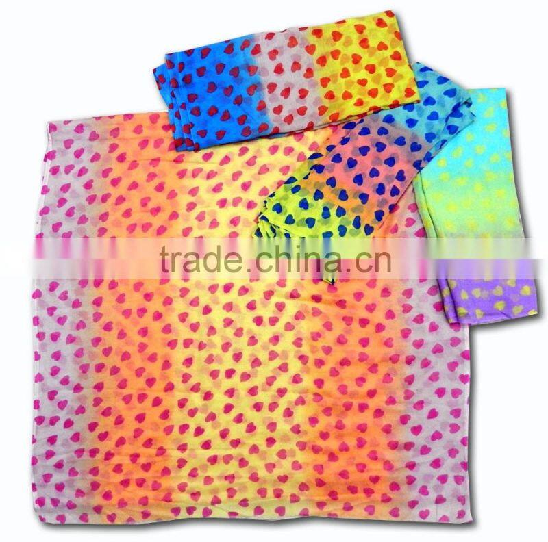 polyester scarf and pareo