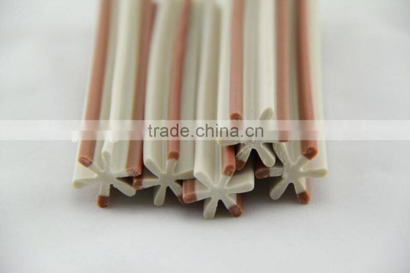 senior (two-tone straight hexagonal natural dog chews)