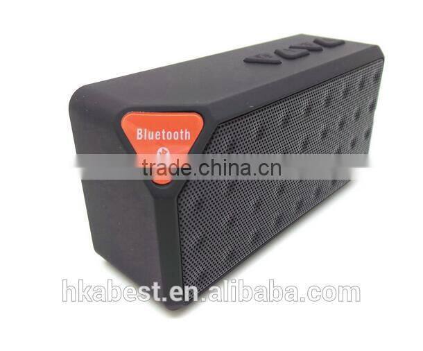 AI6507606 Bluetooth Speaker with Handsfree Mp3 Wireless Subwoofer Support TF Card/ USB/ Aux/ FM Radio 2015