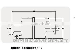 PP capsule filter 2.5micron for water solution