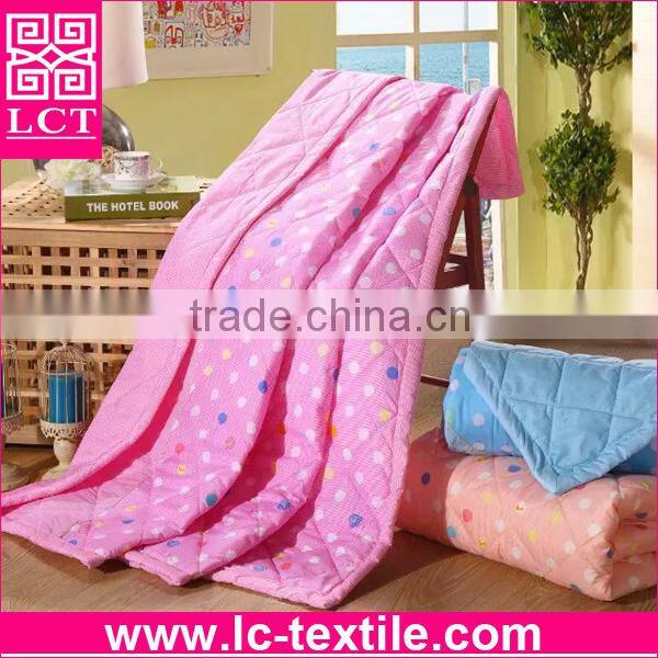 wholesale 2016 new arrrvial lightweight comfortable reactive dye cartoon patterns kids children quilts(LCTQ-0003)