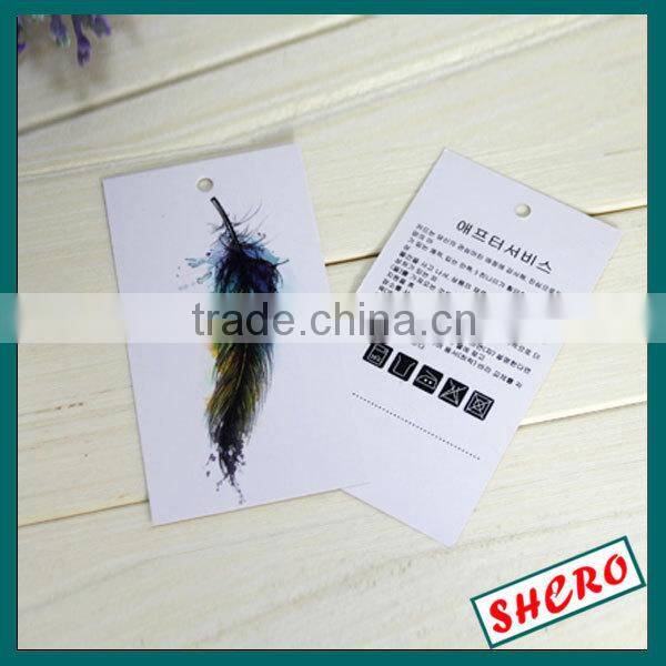 feather design fashion china garment tags