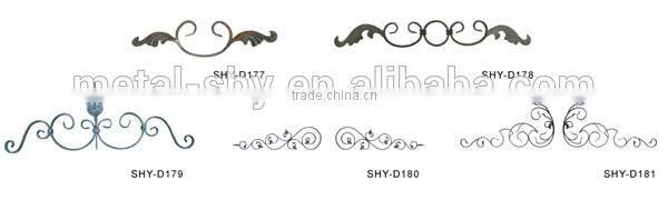 wrought iron balusters ornamental components for wroght iron gate