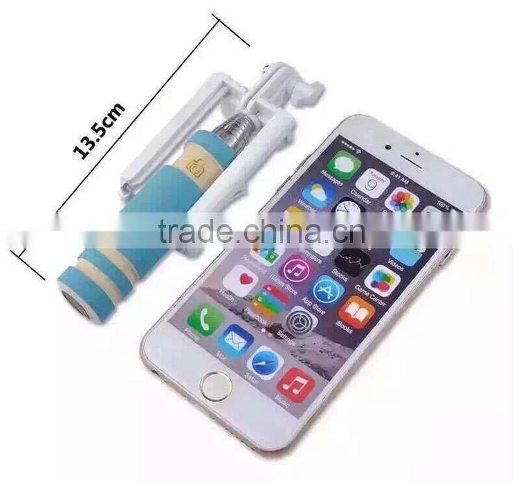 cell phone aluminum handheld flexible IOS android selfie stick