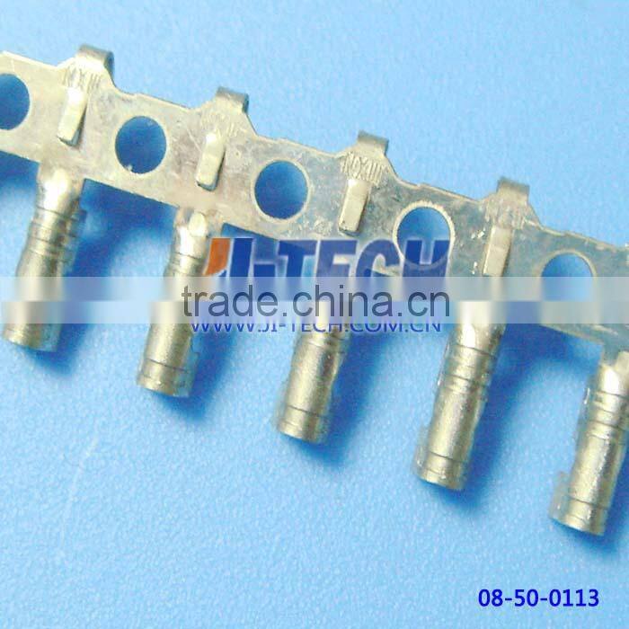 electronic componet Crimp Terminal 2759 series molex female connector 08-50-0113 crimp terminal 22-30 AWG Hot Tin Dip Plating