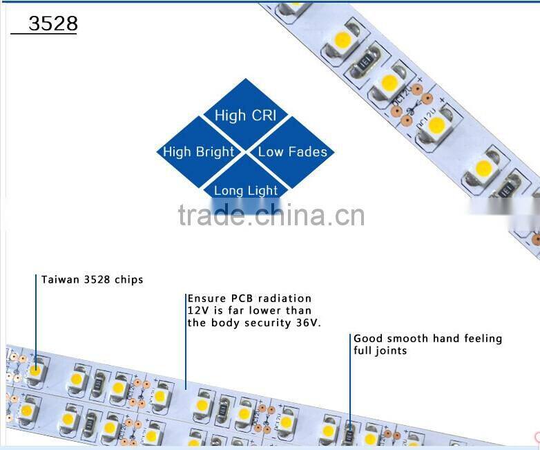 12v 3528 60LED/m IP67 Waterproof Flexible LED Strip Lighting