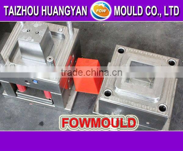 Square plastic flower pot mold/mould