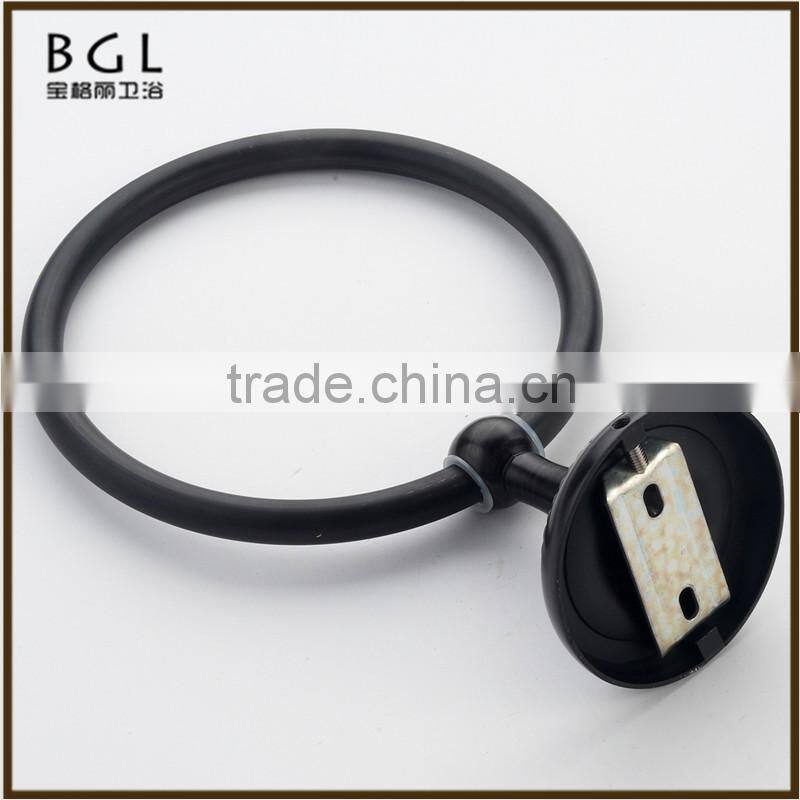 16032 new fashion wall mounted round towel ring chrome bathroom accessories