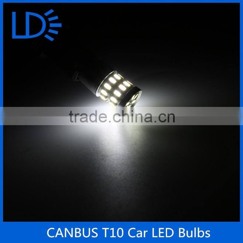 3W T10 car lamp 3014 30SMD 12V Canbus Car Light