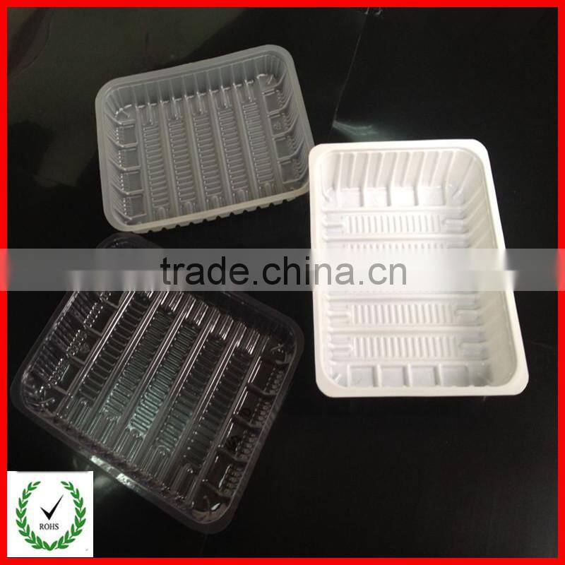 Vacuum plastic packing tray