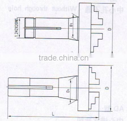 precision 3-jaw chucks