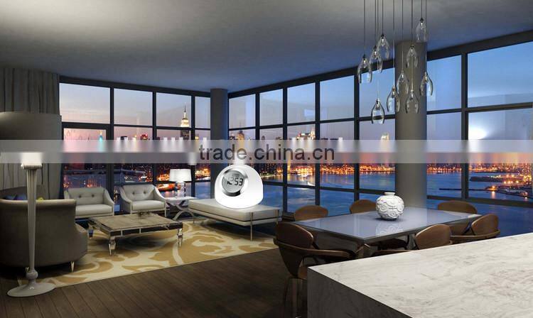 Multi Color led touch light with Digital Alarm Clock Lava Lamp 7 Color Chaning Night Light Touch Led Desk Table Lamp