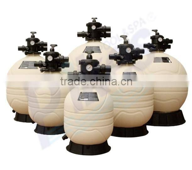 top mounted swimming pool water well sand filter with pump