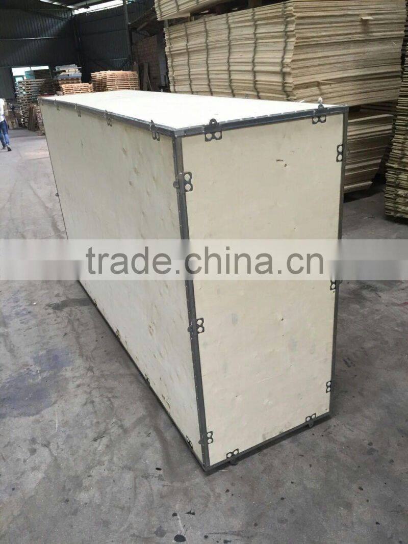 Foldable foldable plywood box