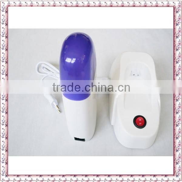 Portable roller on wax heater hair removal