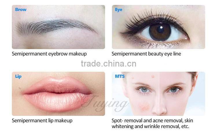 Portable permanent make up pen eyebrow tattoo machine