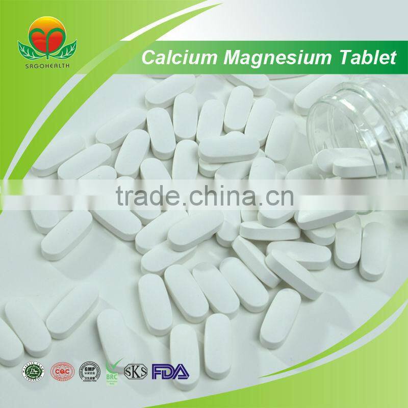 2015 Hot Sale GMP Certificate Calcium & Magnesium Tablet