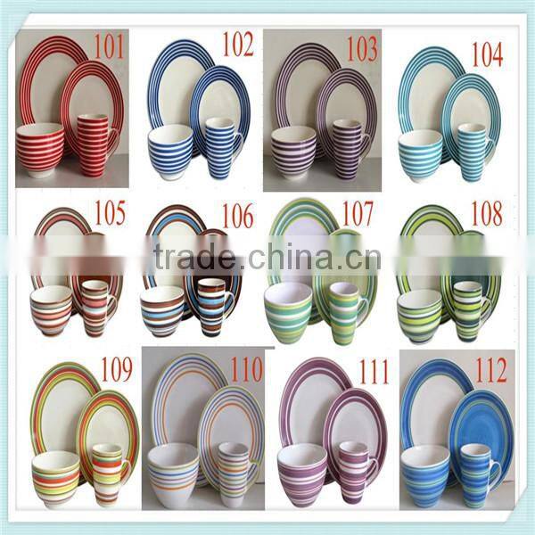 fine dinner set,hand painted dinner set,stoneware dinner set