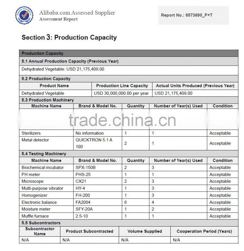2015 Crop USA Standard garlic flakes