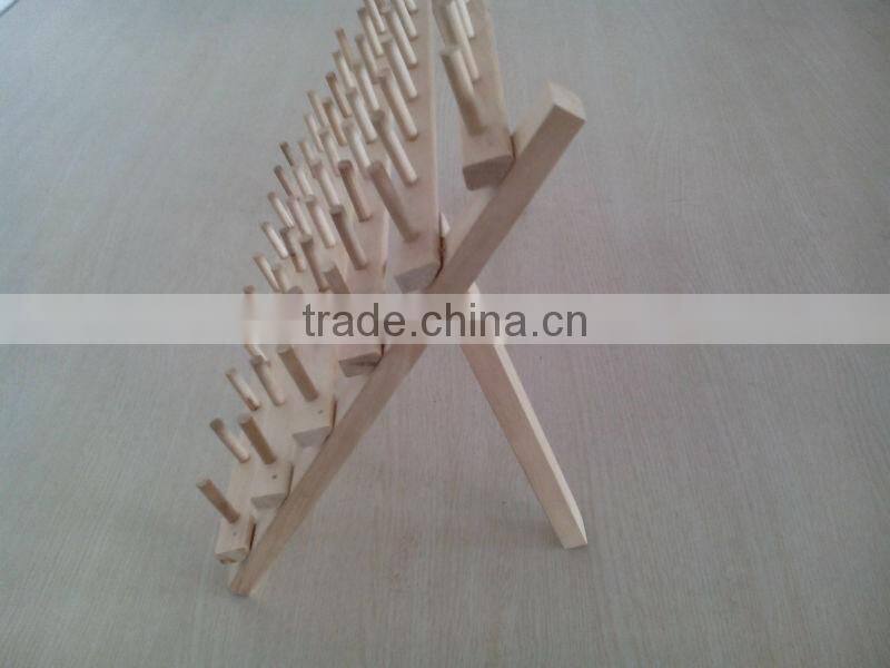 2015 hot sale birch thread rack wood spools