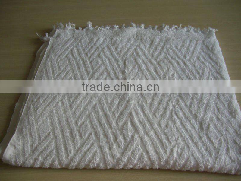 100% polyester white hajj towel for pilgrimage