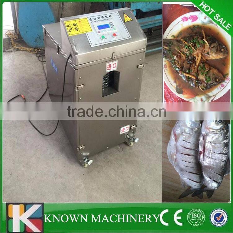 Hot sale in 2016 high quality 304 stainless steel body automatic fish cleaning machine for sale
