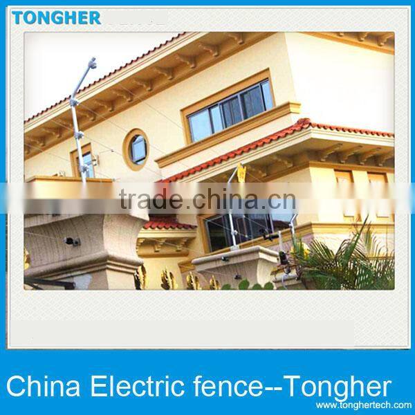 2015 New Security perimeter Electric fencing Wireless alarm system 5J