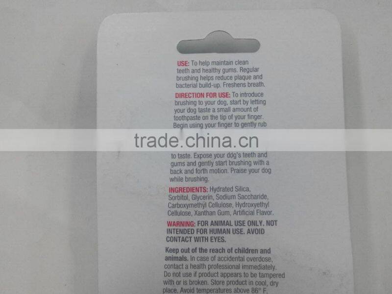 wholesale Pet Tooth Cleaning Animal Silicone Dog/pet Finger Toothbrush