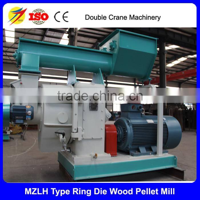 Wood pellet machine for making wood pellets