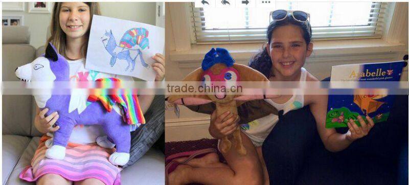 2015 hot selling stuffed dog plush toy factory price