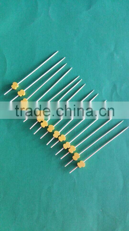 wholesale good quality beautiful beaded bamboo skewers for party
